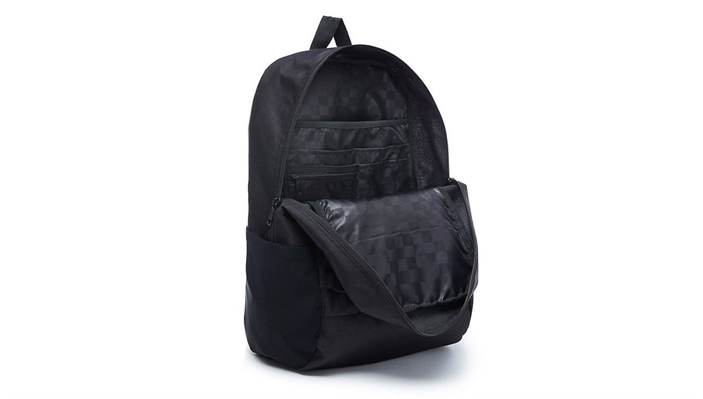 vans snag backpack black